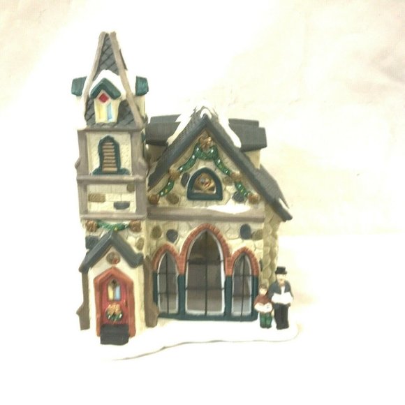 Victorian Village Collectibles Church - Has Opening for Light - No Box - Picture 8 of 8